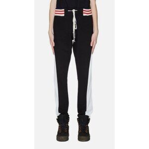 Greg Lauren Black Borg Lounge Pant Mens 2 Track French Terry